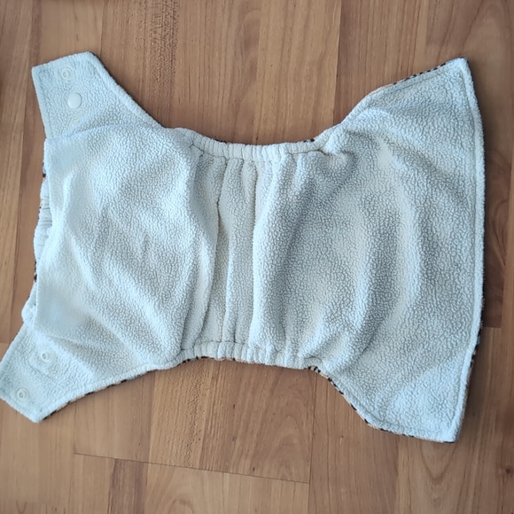 Kawaii Cloth Diaper Lot Bundle All In One Leopard Blue Tan Brown - Picture 5 of 7